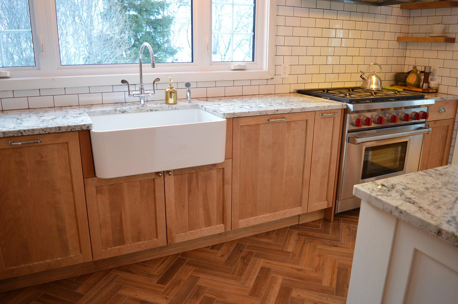 cuisine contemporaine merisier