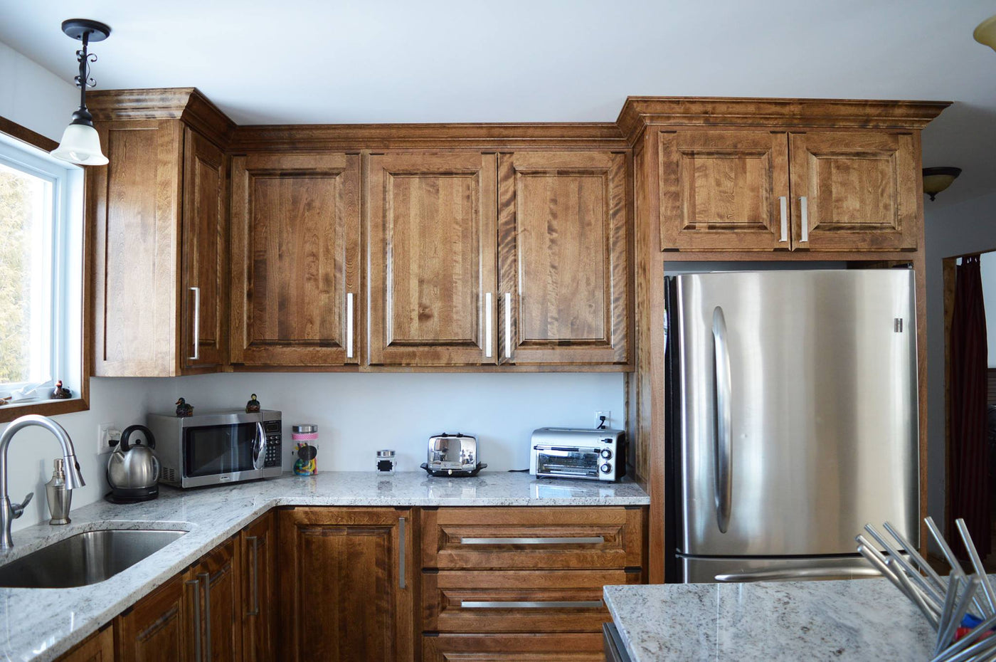 cuisine merisier contemporain